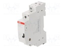 Relay: installation; monostable; NO; Ucoil: 24VAC; Ucoil: 24VDC