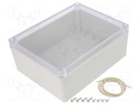 Enclosure: multipurpose; X: 146mm; Y: 186mm; Z: 75mm; Ritec; IP65