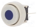 Switch: keypad; Pos: 2; DPDT; 0.1A/30VDC; white; Illumin: LED; blue