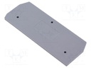 Separating plate; grey