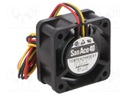 Axial Fan, 24 V, DC, 40 mm, 20 mm, 8.2 cu.ft/min, 0.233 m³/min