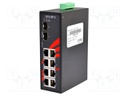 Industrial module: switch Ethernet; unmanaged; 12÷48VDC; RJ45