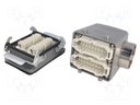 Connector: HDC; male + female; PIN: 32; 2x16+PE; angled; metal; M50