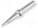 Tip; chisel; 1.6x0.7mm; for  WEL.LR-21 soldering iron