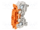 Splice terminal: rail; SNK; 0.2÷4mm2; ways: 1; terminals: 2; TS35