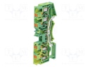 Splice terminal: rail; DS; for DIN rail mounting; spring clamp