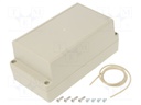 Enclosure: multipurpose; X: 85mm; Y: 165mm; Z: 70mm; Ritec; ABS; IP65