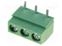 PCB terminal block; straight; 5mm; ways: 3; on PCBs; 0.5÷2.5mm2