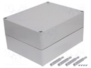 Enclosure: multipurpose; X: 253mm; Y: 313mm; Z: 165mm; INDUSTRIAL