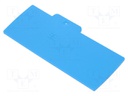End plate; Application: A series; blue