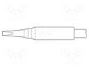 Tip; chisel; 0.6x0.3mm