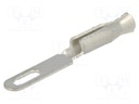 Socket for solder pin; soldering; for cable; silver plated