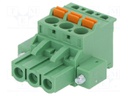 Pluggable terminal block; 5.08mm; ways: 3; angled 90°; plug; 320V