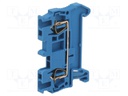 Splice terminal: rail; 0.08÷1.5mm2; ways: 1; terminals: 2; blue