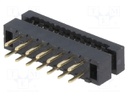 IDC transition; PIN: 14; THT; for ribbon cable; 1mm; Layout: 2x7