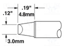 Tip; chisel; 3x5mm; 357°C; for soldering station