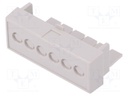 Terminals cover; 2M Modulbox One; grey; 5.08mm; Holes no: 6
