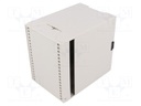 Enclosure: for DIN rail mounting; Y: 109mm; X: 100mm; Z: 75mm; ABS