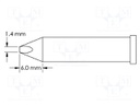 Soldering Tip, 60° Chisel/Power, 1.4 x 6 mm, Soldering Station