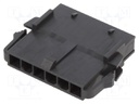 Connector: wire-board; Colour: black; plug; male; -40÷105°C; PIN: 6