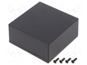 Enclosure: multipurpose; 1590; X: 92mm; Y: 92mm; Z: 38mm; aluminium