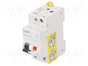 RCBO breaker; Inom: 20A; Ires: 30mA; Max surge current: 250A; DIN