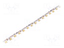 LED tape; white warm; LED/m: 60; SMD; 5050; 12V; W: 13mm; angular