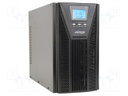 Power supply: UPS; 191x419x335mm; 1.8kW; 2kVA; 23.1kg; 7Ah; 0÷40°C