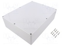 Enclosure: multipurpose; X: 230mm; Y: 300mm; Z: 86mm; polycarbonate