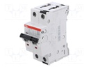Circuit breaker; 240VAC; Inom: 6A; Poles: 1+N; Charact: C; 25kA; IP20