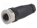 Plug; M12; PIN: 5; female; A code-DeviceNet / CANopen; for cable