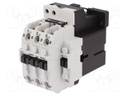 Contactor: 3-pole; NO x3; 24VDC; 32A; DIN,panel; CI 30; -40÷80°C