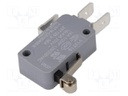 Microswitch SNAP ACTION; with lever (with roller); SPDT; Pos: 2