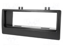 Radio mounting frame; Citroën; 1 DIN; black