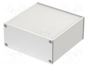 Enclosure: with panel; Filotec; X: 105mm; Y: 100mm; Z: 48mm; natural