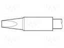 Tip; chisel; 4x1.3mm; longlife