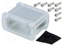 Enclosure: multipurpose; X: 68.7mm; Y: 49mm; Z: 35.2mm; silver