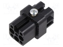 Connector: HDC; contact insert; female; CD; PIN: 7; 7+PE; size 21.21