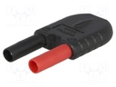 Adapter; 60VDC; Equipment: banana plug-K plug adapter