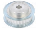 Belt pulley; AT5; W: 10mm; whell width: 21mm; Ø: 41.8mm; aluminium