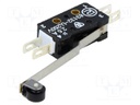 Microswitch SNAP ACTION; with lever (with roller); 2.5A/250VAC