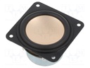 Sound transducer: loudspeaker; freson: 230Hz; 53x53x30.5mm; P: 10W