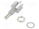 Potentiometer: shaft; single turn; 2.2kΩ; 3W; ±10%; 6mm; linear