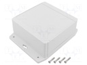 Enclosure: multipurpose; X: 140mm; Y: 141mm; Z: 62mm; 1555F; ABS; grey