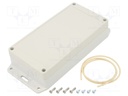 Enclosure: multipurpose; X: 105mm; Y: 145mm; Z: 40mm; Ritec; IP65