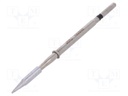 Tip; chisel; 0.4x0.2mm