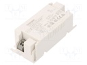 Power supply: switched-mode; LED; 15W; 30÷42VDC; 350mA; 198÷264VAC