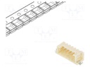 Socket; wire-wire/PCB; male; DF3; 2mm; PIN: 6; SMT; on PCBs; 1000pcs.