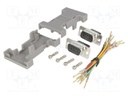 Transition: adapter; both sides,D-Sub 9pin male