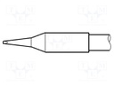 Tip; chisel; 0.6x0.3mm; longlife
